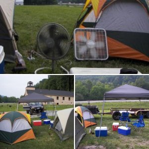 Camping at Harlan