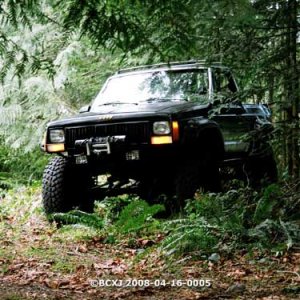 BCXJ89 - 1989 XJ Pioneer 6" Full Traction lift 35" Yokohama MT's D44 D30 Locked Chop Top 9000lb winch.. SOLD