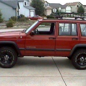 While I was living in Colorado Springs, CO., bone stock w painted stock wheels and cage