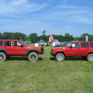 jeep next to stocker