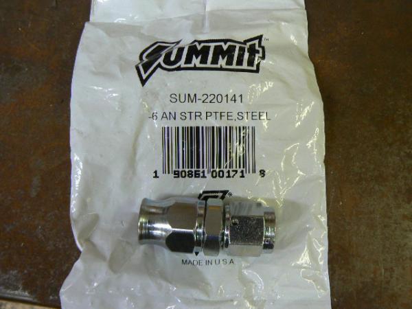 -6an hose end at transmission