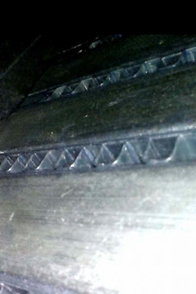 BC1193 Radiator Internal picture of liquid channel at end tank