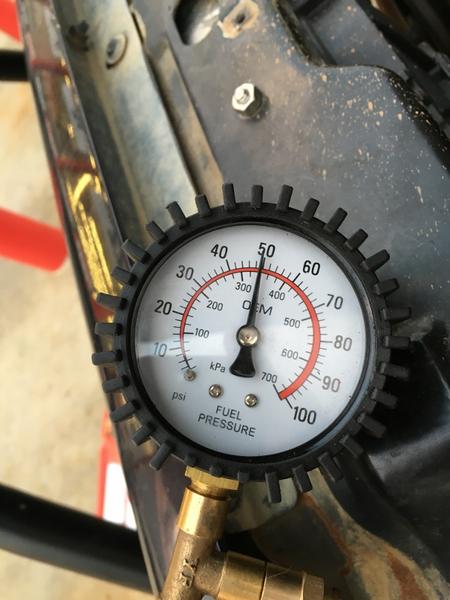 Fuel pressure