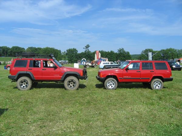 jeep next to stocker