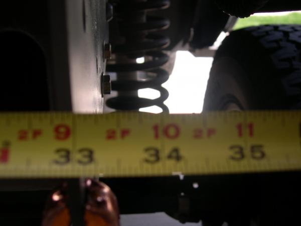 JKS SBS WIDTH FROM OUTER TO OUTER XJ FRAME