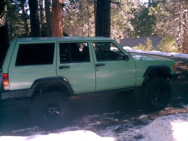 Oh I remember when the front fender flares were there.  Trimmed rear quarter panels. Just black and green, oh and Copper!