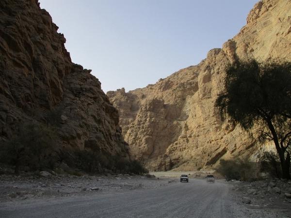 Oman, wadi exit