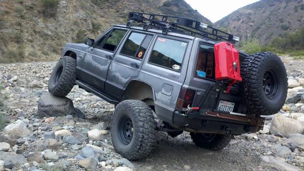 Rear has some flex. Out in Holy Jim Creek