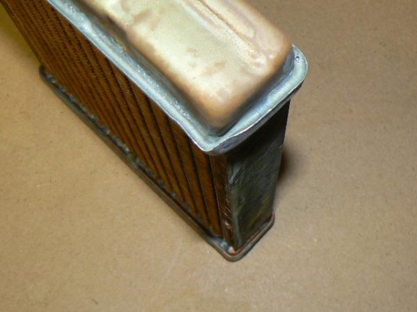 Small amount of damage to this corner from lack of packaging material