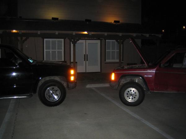 The alt. went out on the way down the hill to Borrego. So we towed the beast into a parking spot..drove an hour and half to some town..to NAPA to grab