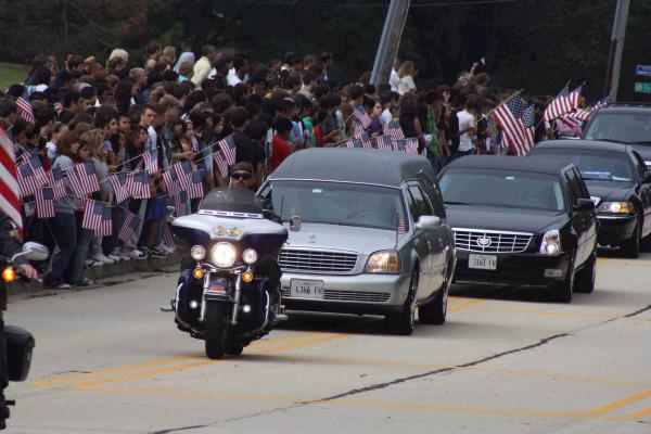 This is how a warrior is honored