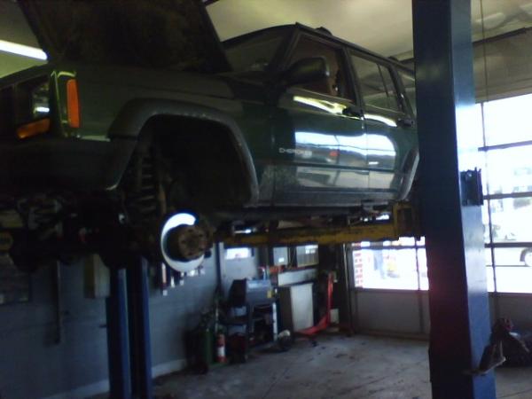 up on lift